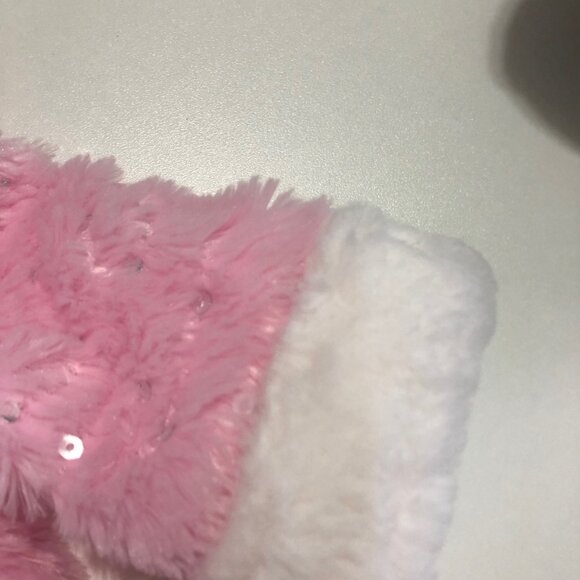 Small Wonders pink faux fur fall jacket - 3-6m - Picture 7 of 9